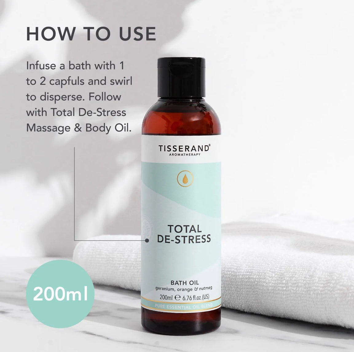 Total De-Stress Bath Oil